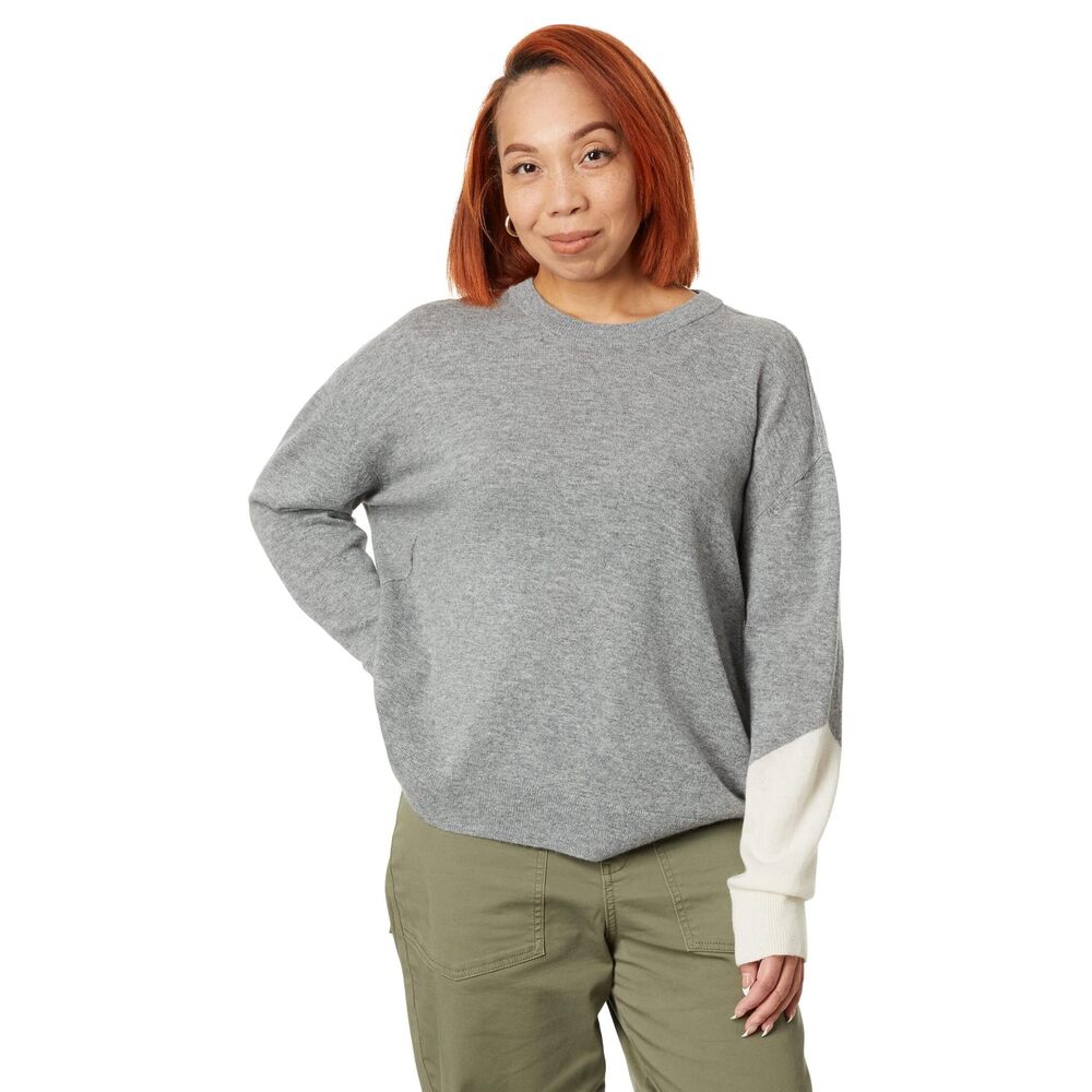 LABEL Go-to Sweater Light Grey/Putty MD